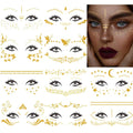 Uranian Gold Freckles Temporary Tattoos – Waterproof Face Stickers Set 1