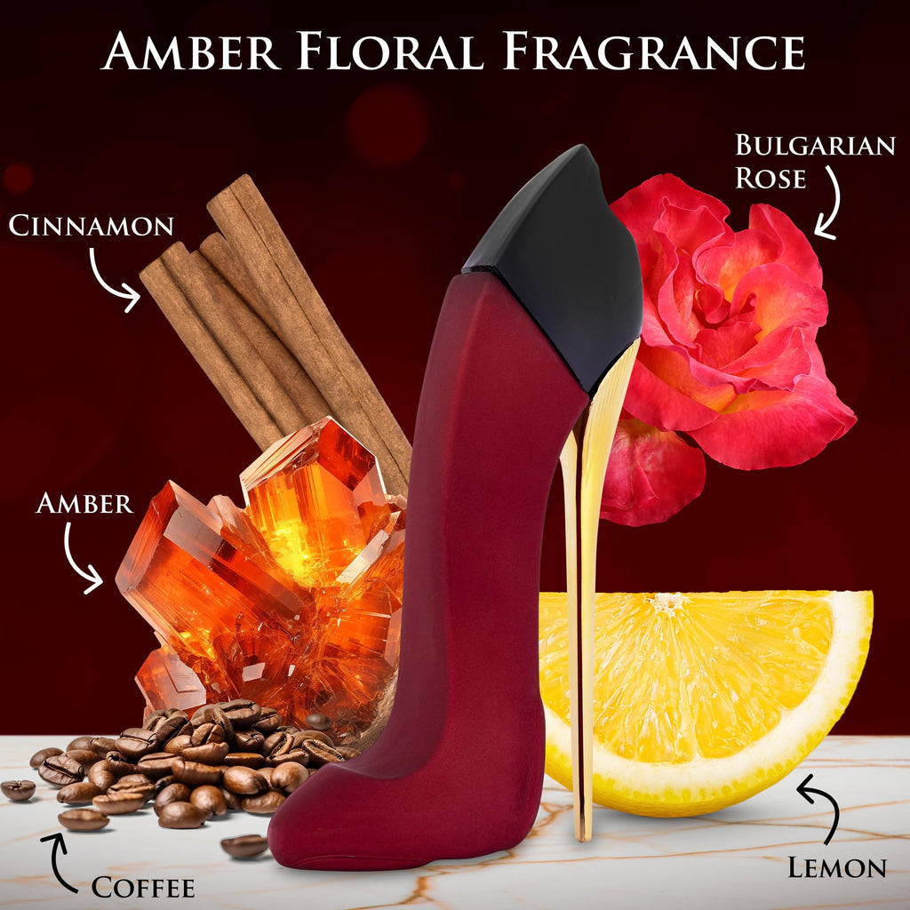 URBAN COLLECTION Bad Girl Velvet for Women – Eau de Parfum 100 ml | Amber Floral, Sweet & Powdery