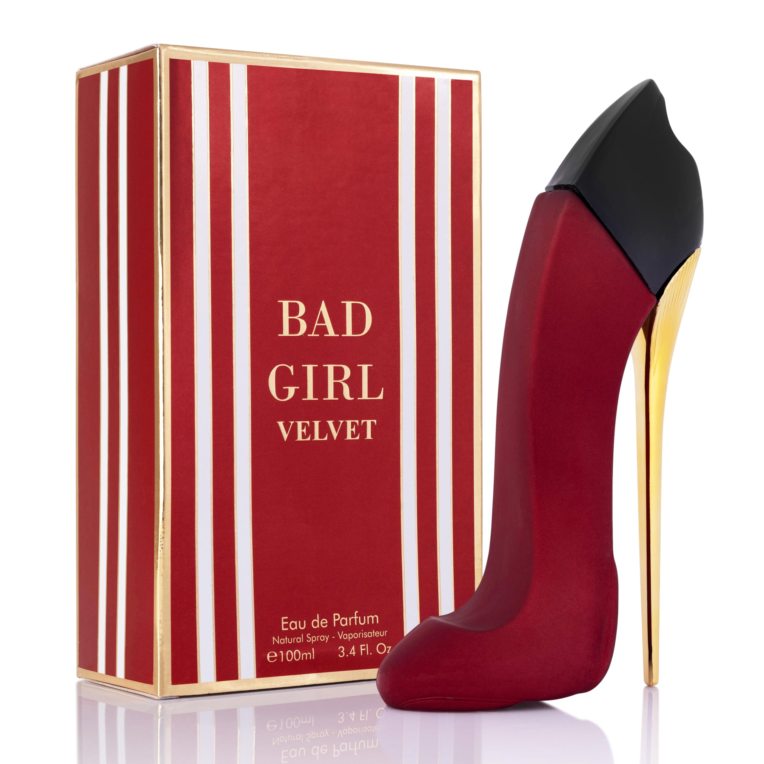 URBAN COLLECTION Bad Girl Velvet for Women – Eau de Parfum 100 ml | Amber Floral, Sweet & Powdery