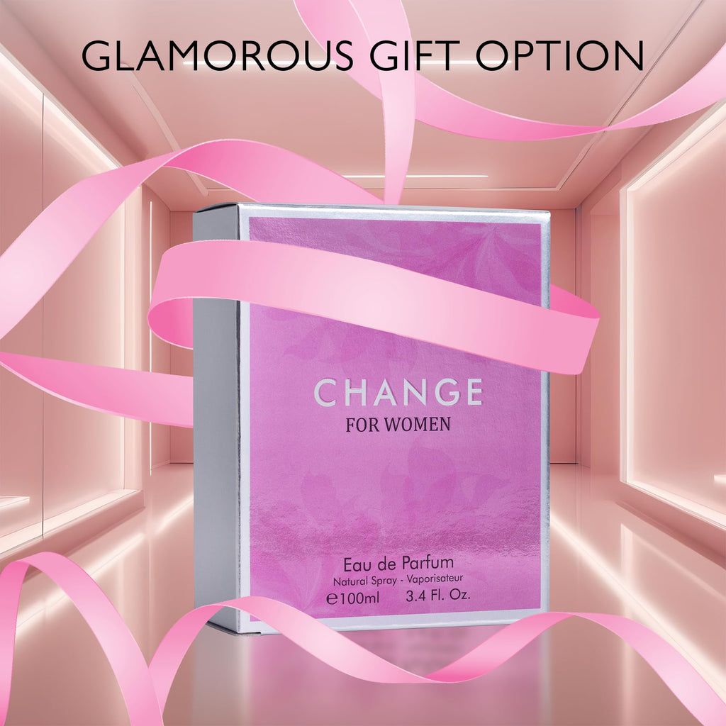URBAN COLLECTION Change Eau De Parfum for Women – Pink Pepper, Jasmine & Iris, 100ml