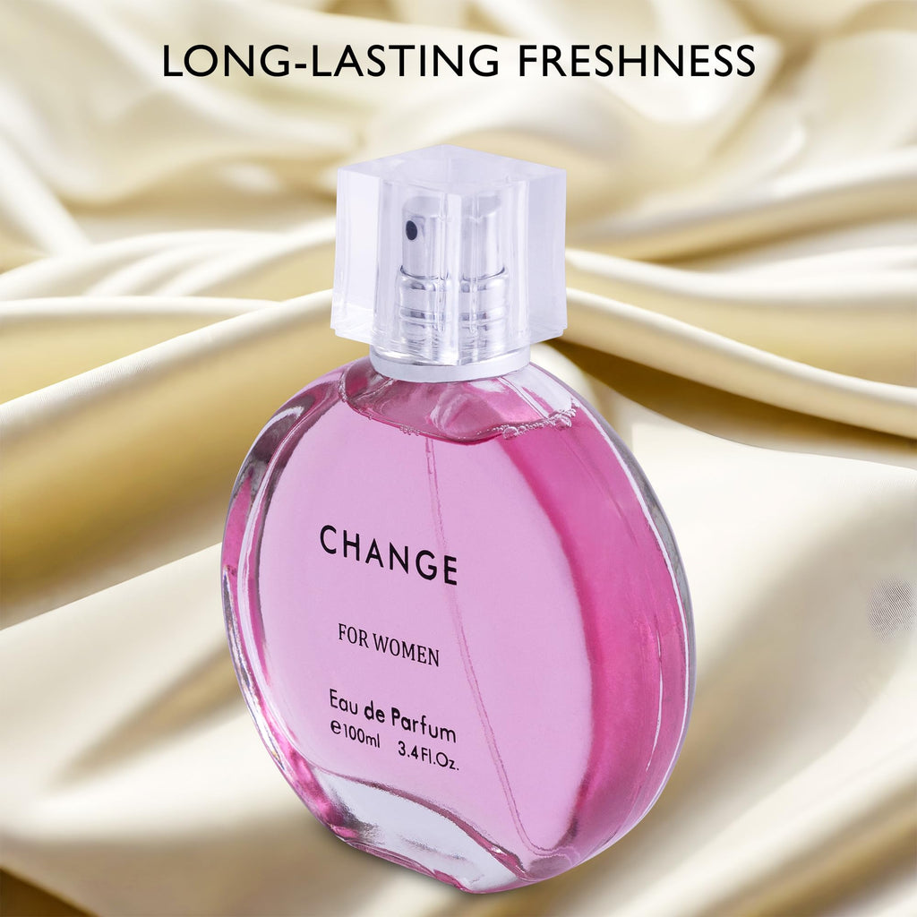 URBAN COLLECTION Change Eau De Parfum for Women – Pink Pepper, Jasmine & Iris, 100ml