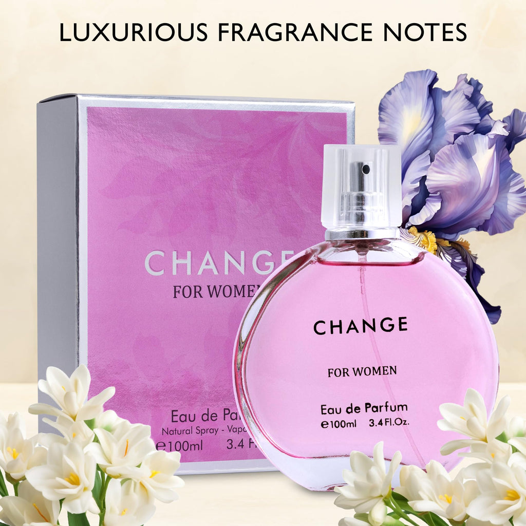 URBAN COLLECTION Change Eau De Parfum for Women – Pink Pepper, Jasmine & Iris, 100ml