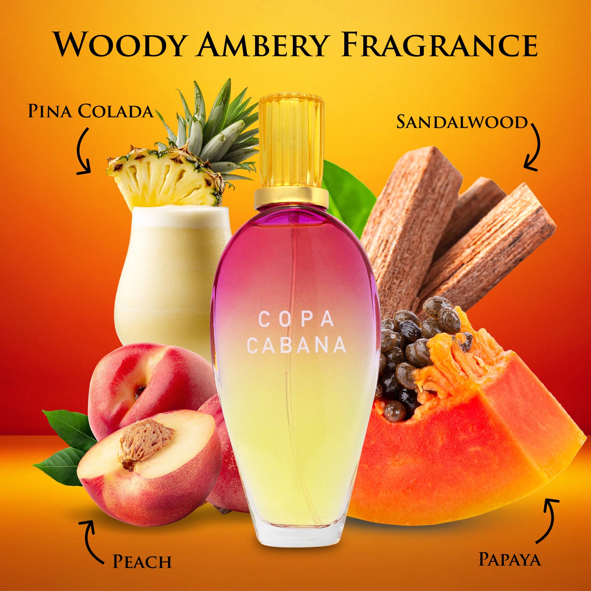 URBAN COLLECTION Copa Cabana for Women – Citrus & Jasmine Parfum (100ml)