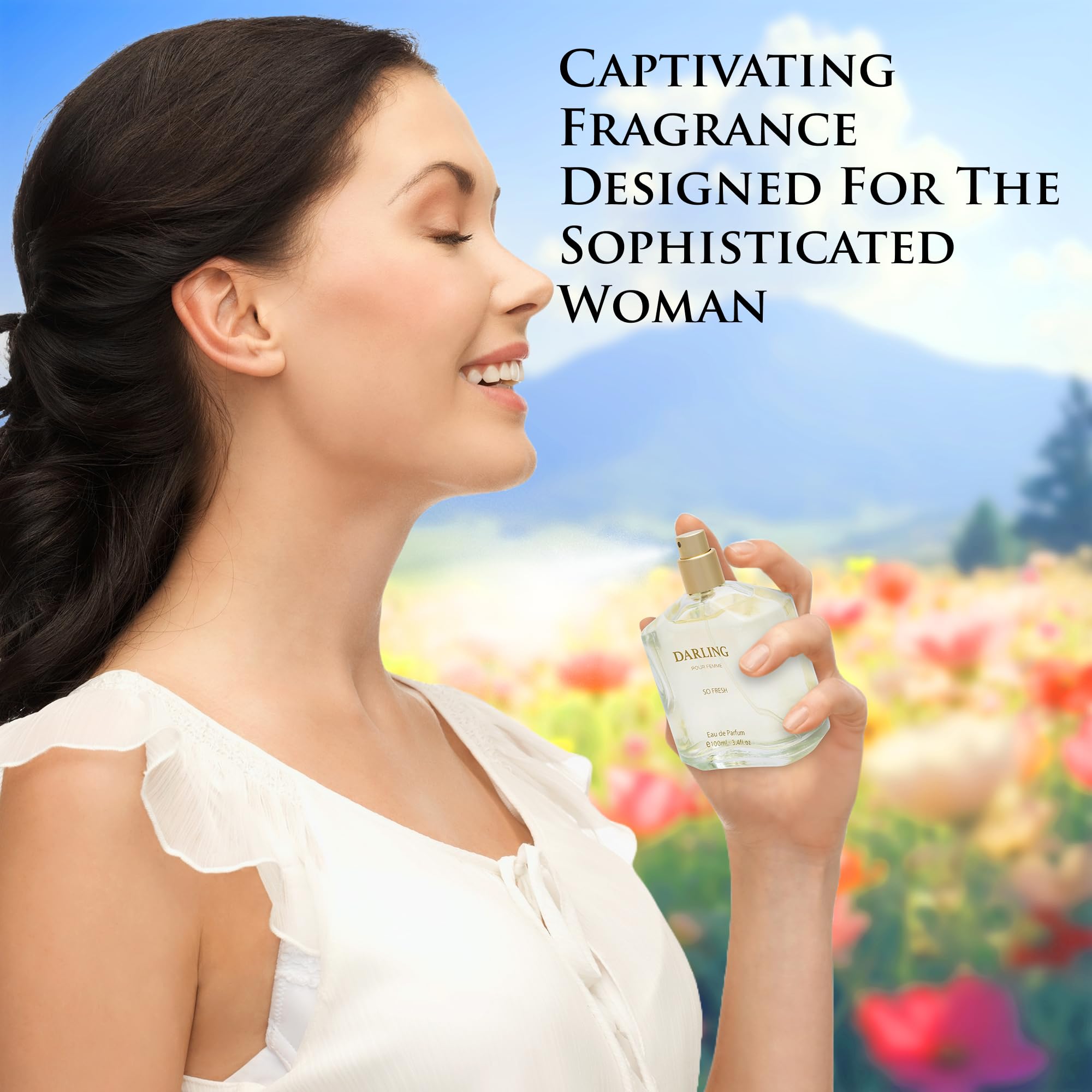 Darling for Women Eau de Parfum - Floral & Woody | Gardenia, Violet & Jasmine | 100ml | Urban Collection