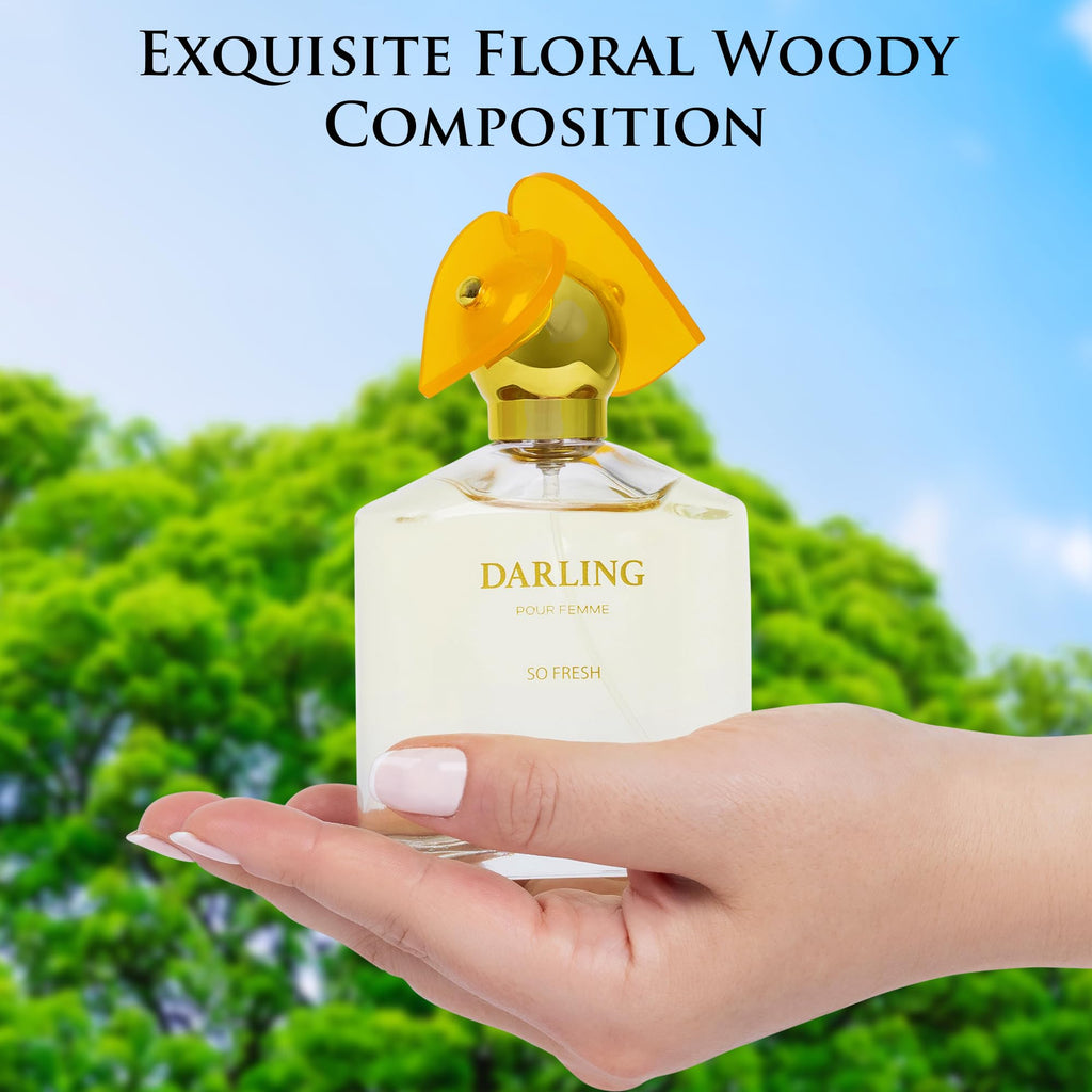 Darling for Women Eau de Parfum - Floral & Woody | Gardenia, Violet & Jasmine | 100ml | Urban Collection