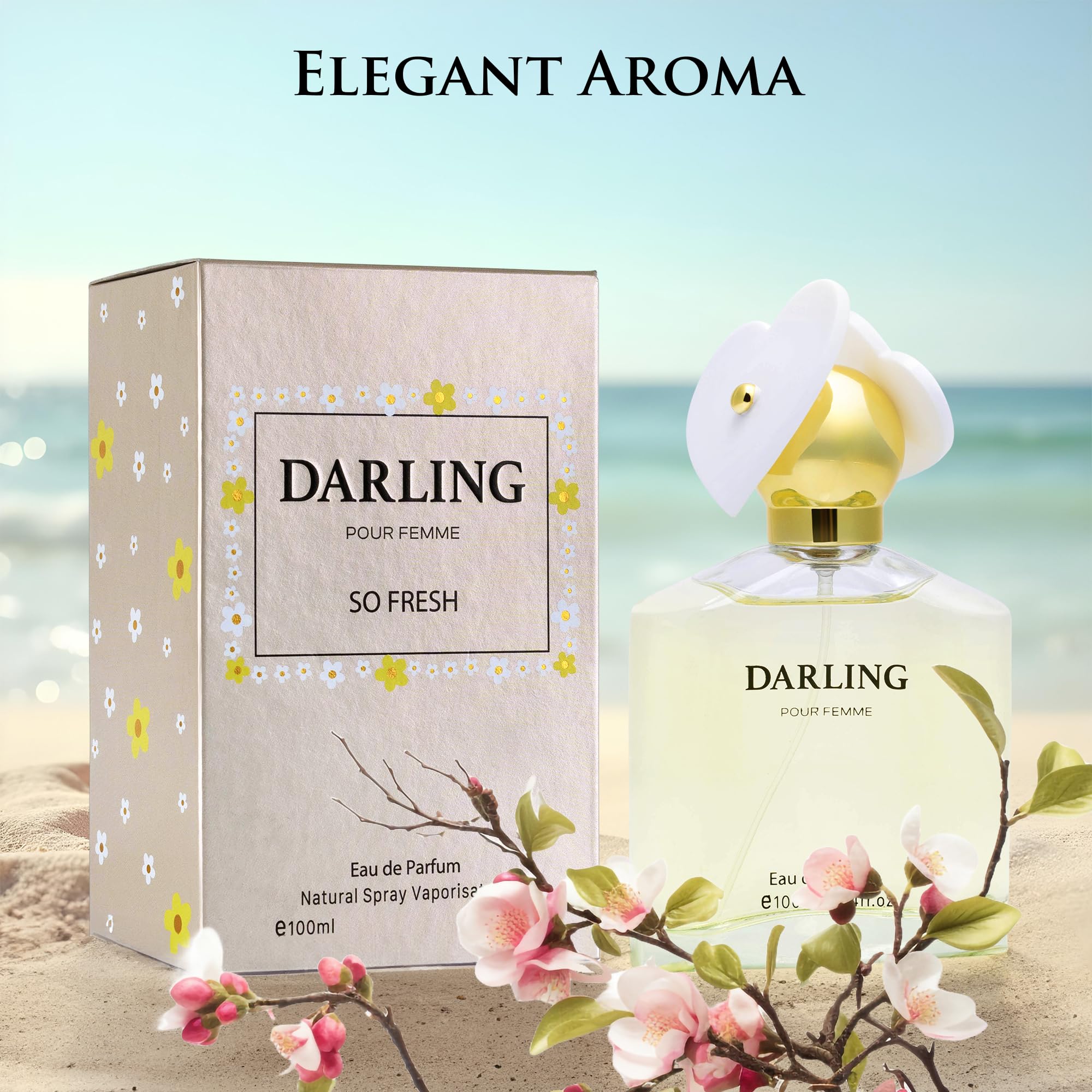 Urban Collection Darling So Fresh for Women EDP – Fruity Floral Scent | Grapefruit & Raspberry | Paraben-Free, Vegan & Cruelty-Free | 100ml