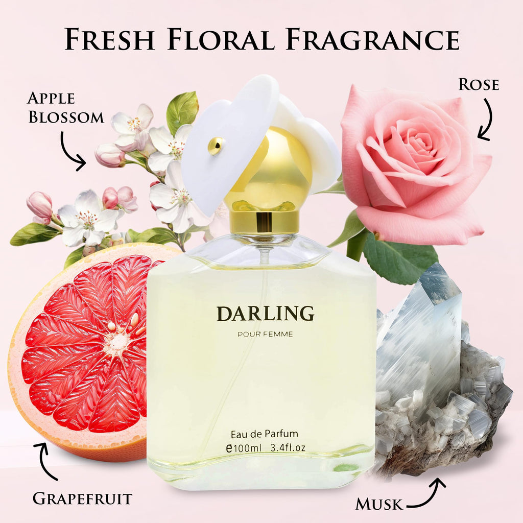 Urban Collection Darling So Fresh for Women EDP – Fruity Floral Scent | Grapefruit & Raspberry | Paraben-Free, Vegan & Cruelty-Free | 100ml