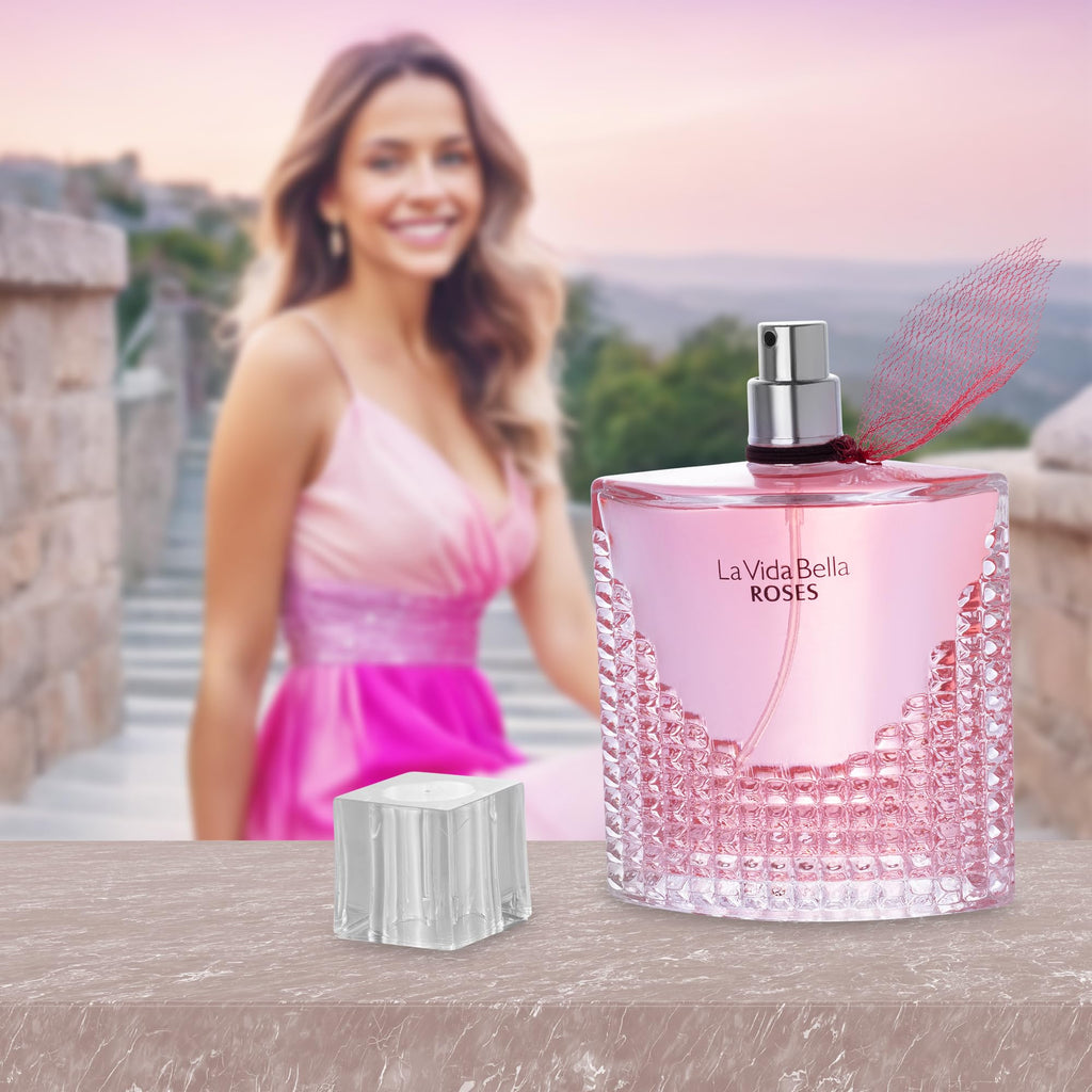 Urban Collection La Vida Bella Roses for Women – Floral Amber Eau de Parfum, 100ml