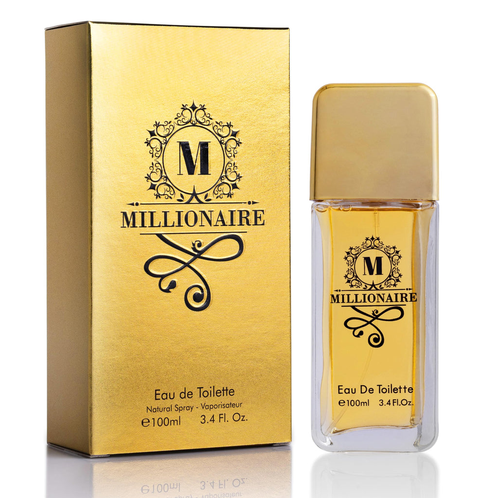 URBAN COLLECTION Millionaire Eau De Toilette for Men – Citrus, Woody & Spicy, 100ml