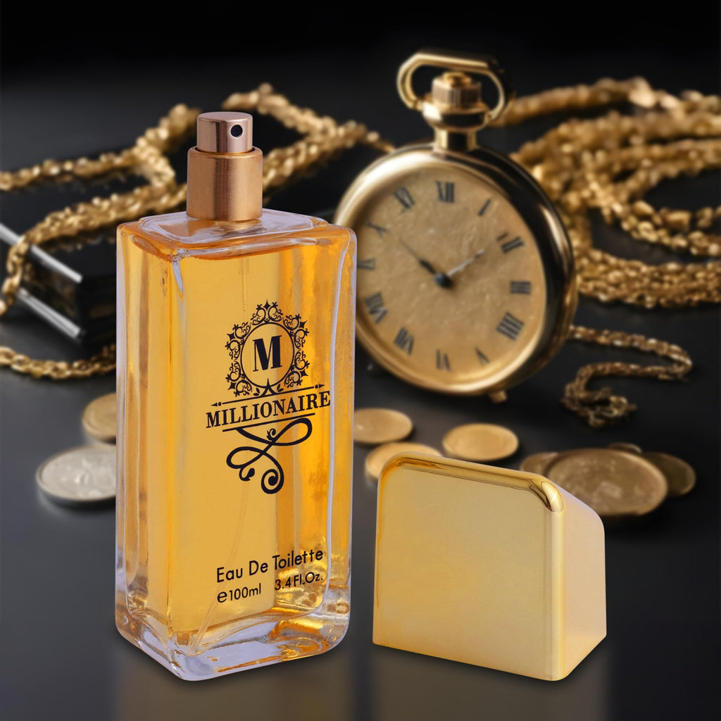 URBAN COLLECTION Millionaire Eau De Toilette for Men – Citrus, Woody & Spicy, 100ml