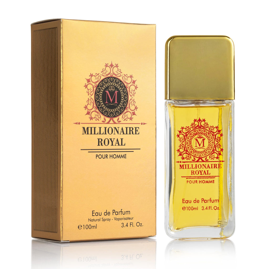 Urban Collection Millionaire Royal for Men – Oriental Fresh Woody Fragrance | 100ml | Paraben-Free, Vegan & Cruelty-Free