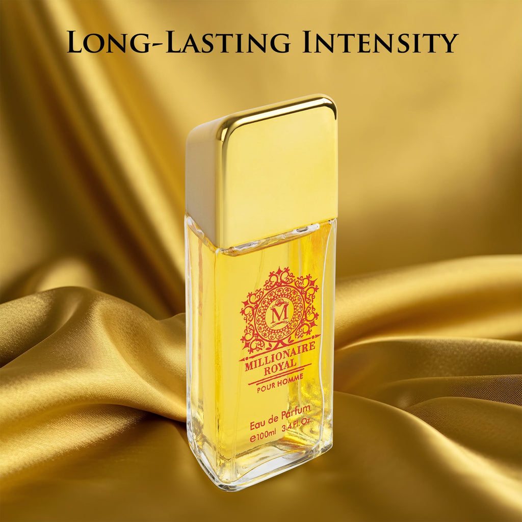 Urban Collection Millionaire Royal for Men – Oriental Fresh Woody Fragrance | 100ml | Paraben-Free, Vegan & Cruelty-Free
