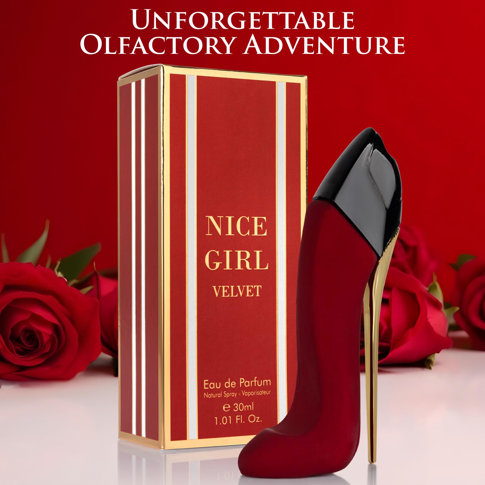 URBAN COLLECTION Nice Girl Velvet Eau De Parfum 30ml – Sweet, Warm & Powdery | Tonka Bean, Vanilla & Praline | Vegan & Cruelty-Free