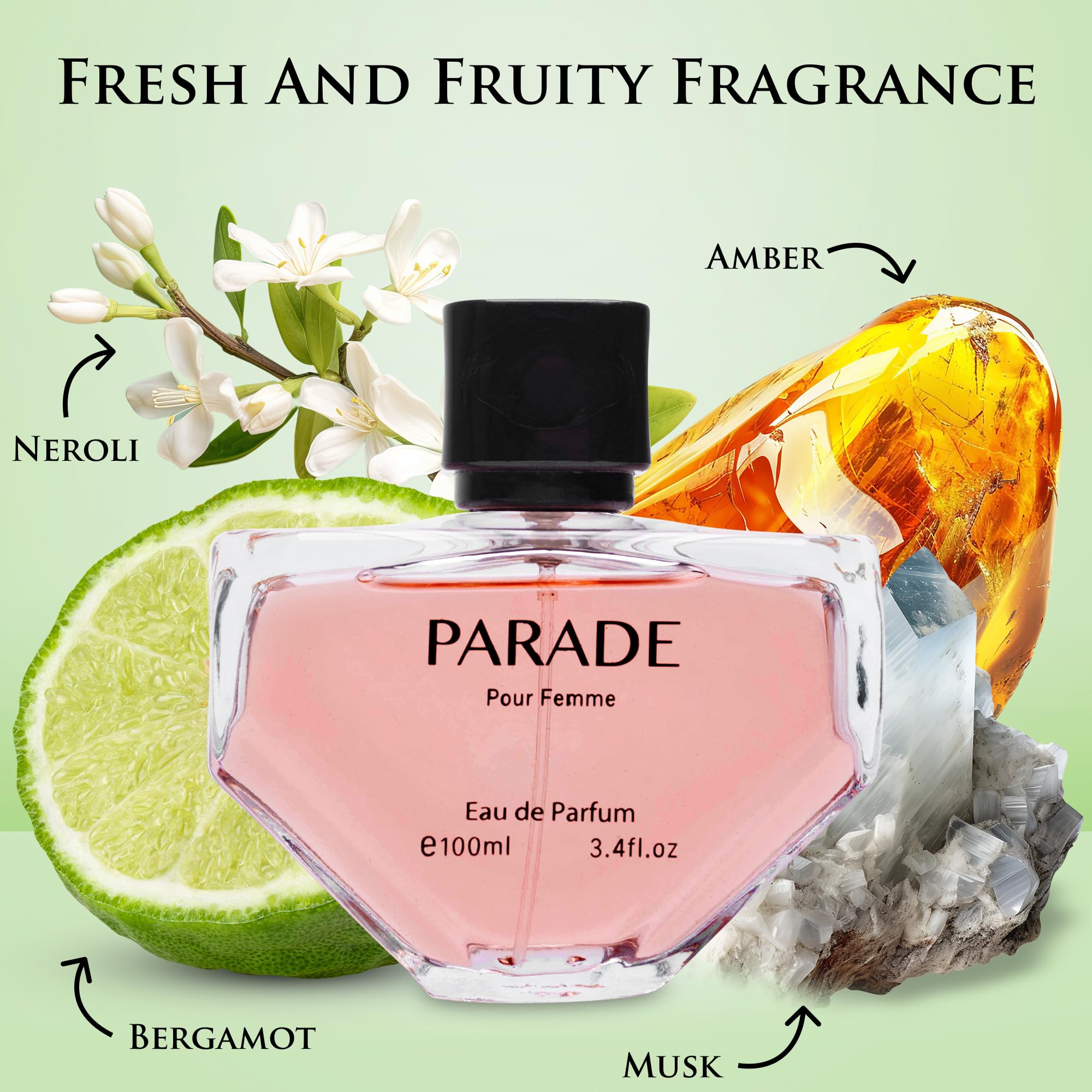 URBAN COLLECTION Parade for Women Eau de Parfum – Vegan, Cruelty-Free, 100ml