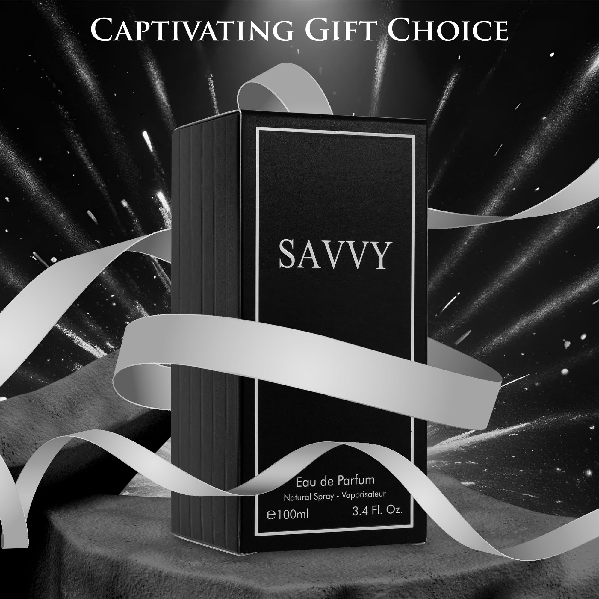 URBAN COLLECTION Savvy for Men Eau de Parfum – Bergamot, Pepper & Vanilla, 100 ml