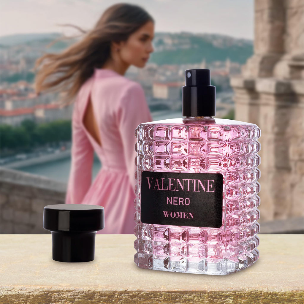 URBAN COLLECTION Valentine for Women Eau De Parfum | Amber Floral Jasmine, Bourbon Vanilla & Woods – 100ml