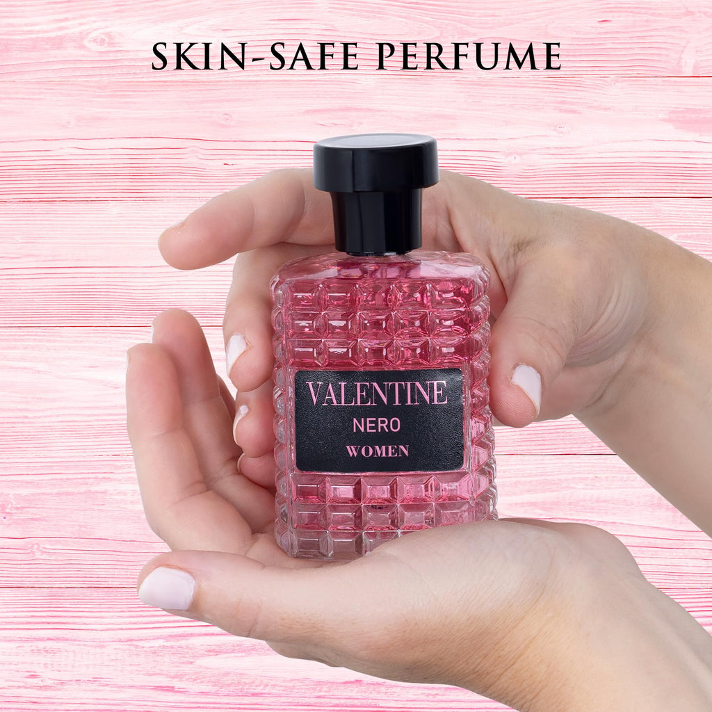 URBAN COLLECTION Valentine for Women Eau De Parfum | Amber Floral Jasmine, Bourbon Vanilla & Woods – 100ml