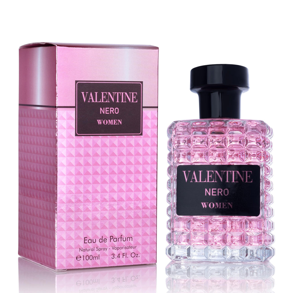 URBAN COLLECTION Valentine for Women Eau De Parfum | Amber Floral Jasmine, Bourbon Vanilla & Woods – 100ml