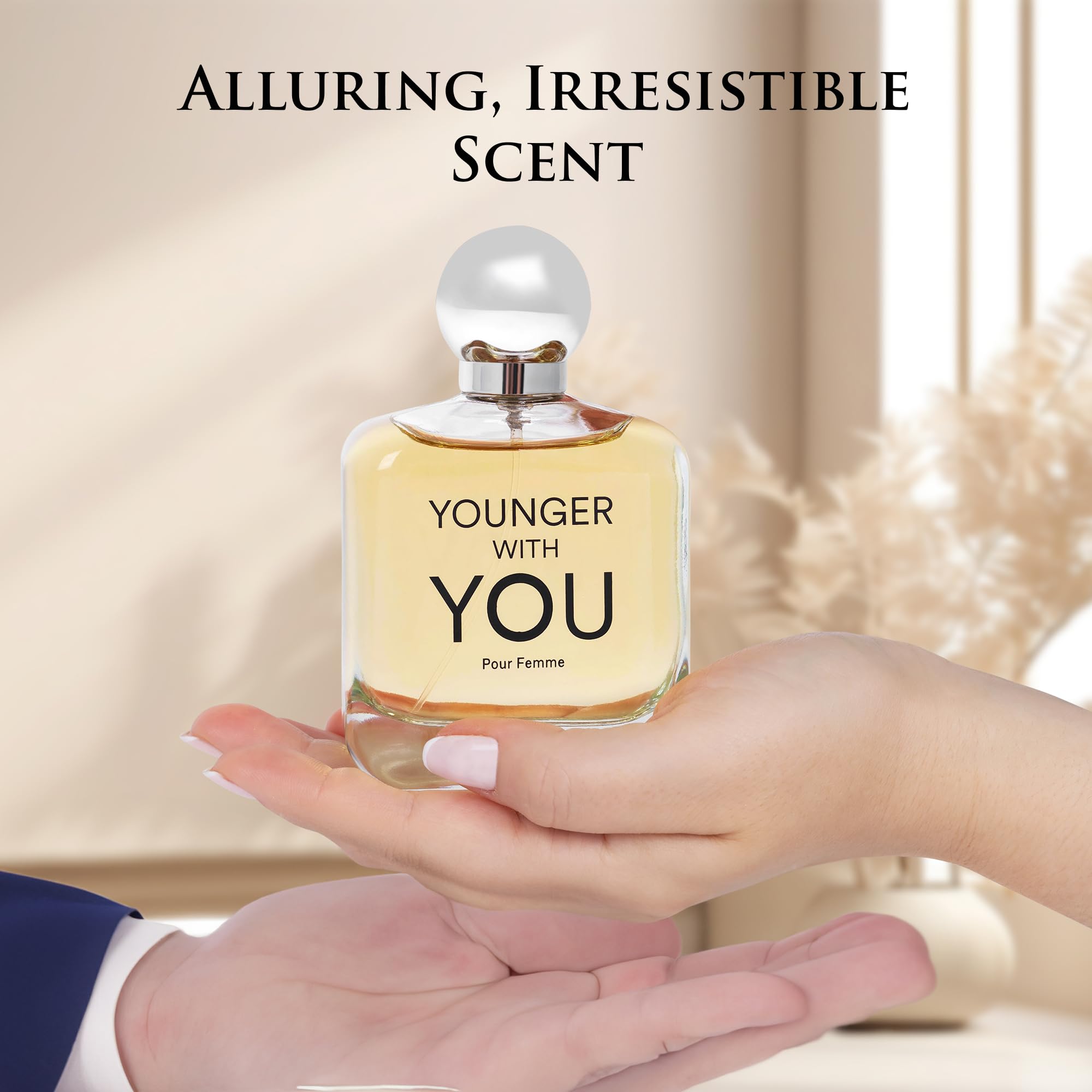 Urban Collection Younger With You for Women – Floral Fruity EDP, Rose & Vanilla Base, Raspberry & Neroli Top, 100ml | Vegan & Cruelty-Free
