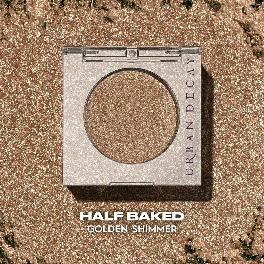 Urban Decay 24/7 Longwear Eyeshadow Single - Half Baked Gold Shimmer | High-Pigment, Up to 12HR Wear