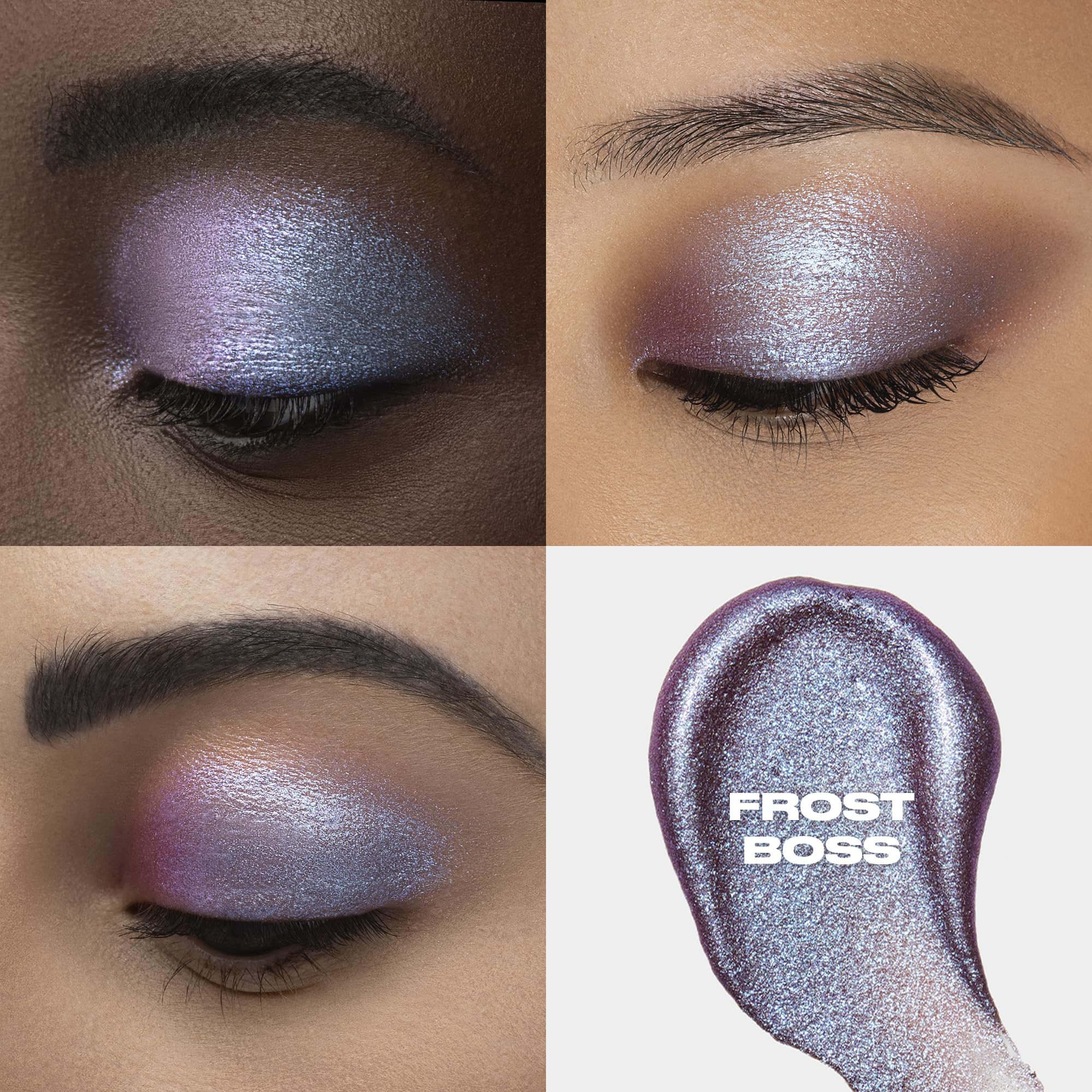 URBAN DECAY 24/7 Glaze-On Liquid Eyeshadow Frost Boss Duo Chrome – Built-in Brush, 0.1 fl oz