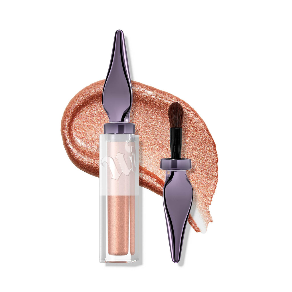URBAN DECAY 24/7 Glaze-On Liquid Eyeshadow Sugar Twist - Rose Gold Shimmer | Built-In Brush, Crease-Resistant