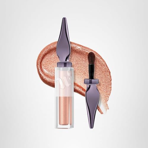 URBAN DECAY 24/7 Glaze-On Liquid Eyeshadow Sugar Twist - Rose Gold Shimmer | Built-In Brush, Crease-Resistant