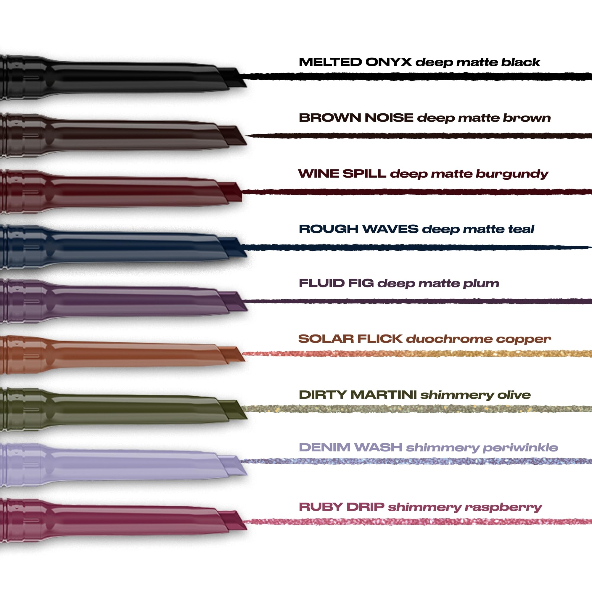 Urban Decay 24/7 Liquid Stick Waterproof Eyeliner – Fluid Fig, Dual-Ended Gel Liner, Up to 24HR Wear