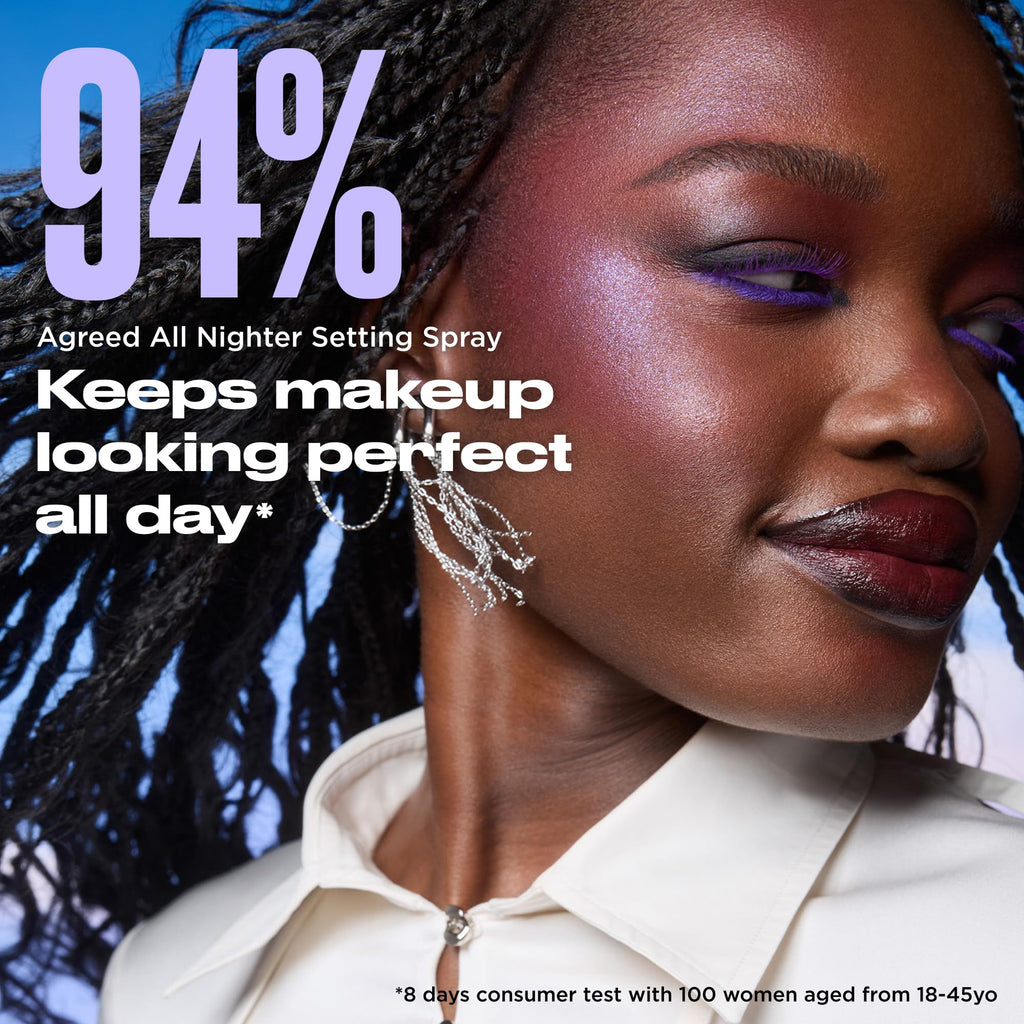 Urban Decay All Nighter Waterproof Setting Spray – Natural Finish, Up to 24HR Wear, 2 x 4 fl oz
