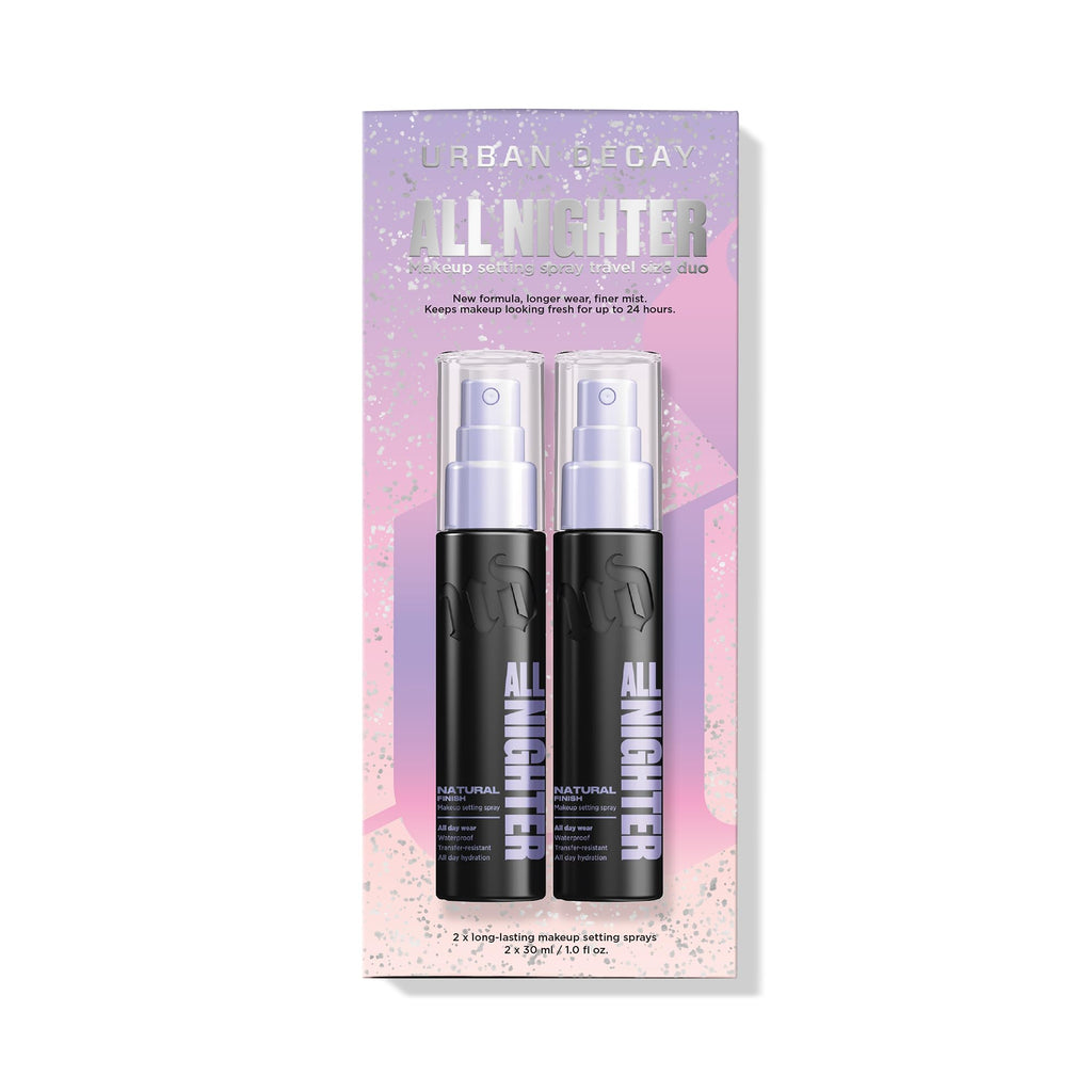 Urban Decay All Nighter Waterproof Setting Spray Travel Mini Set – Up to 24HR Wear