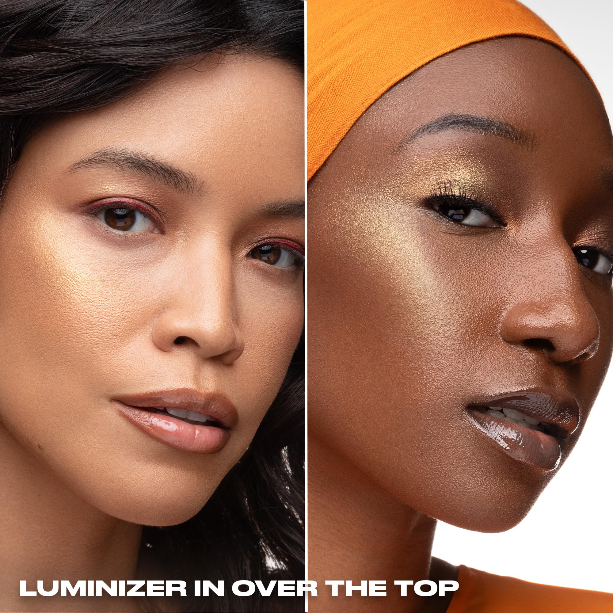 URBAN DECAY Face Bond Waterproof Luminizer - Hyper Metallic Gold | All-Over Highlighter + Bronzer, 3% Niacinamide