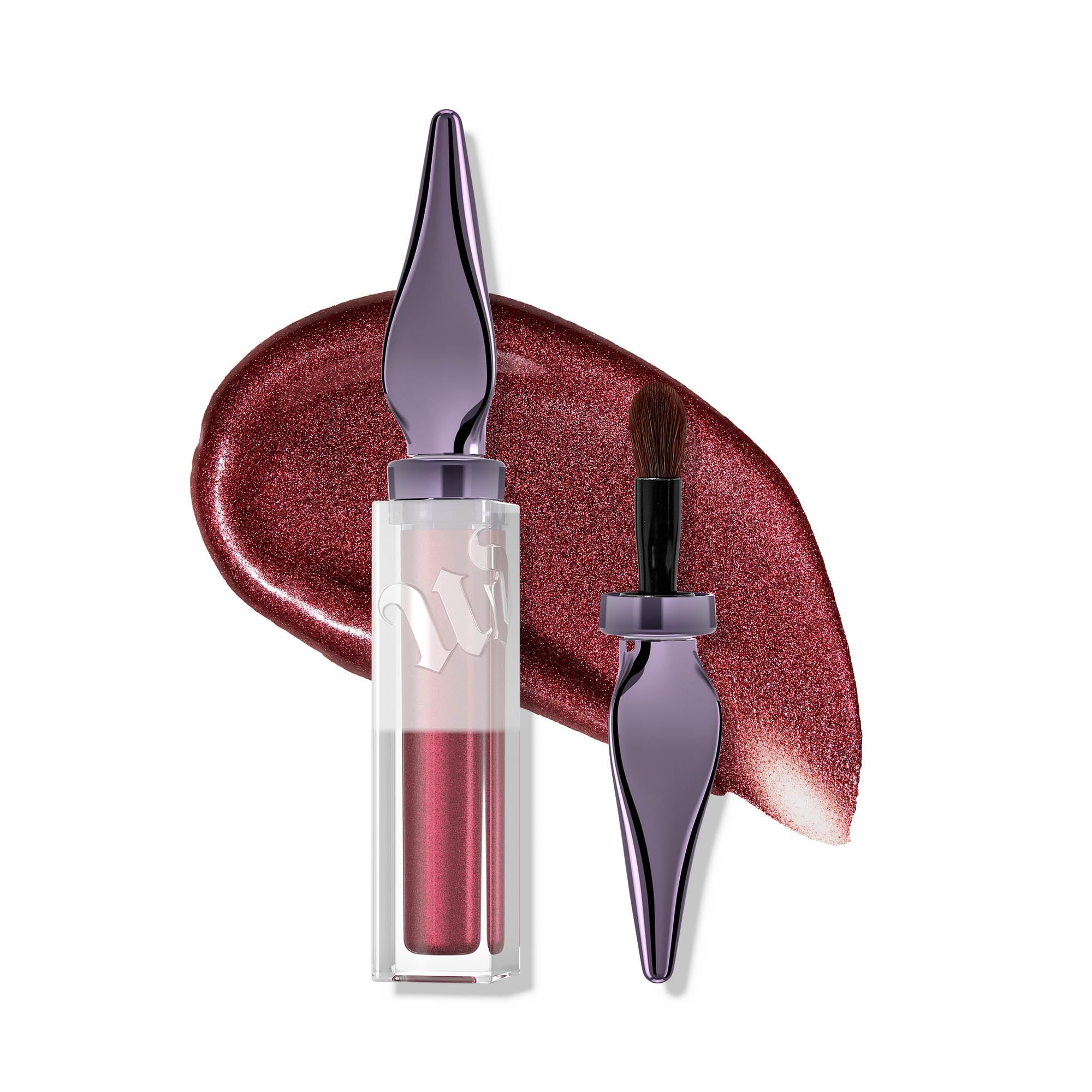 Urban Decay 24/7 Glaze-On Traffic Jam Burgundy Shimmer | Long-Lasting Liquid Eyeshadow