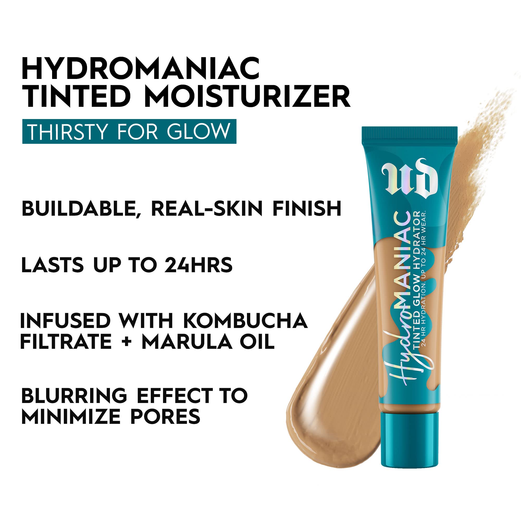 Urban Decay Hydromaniac Dewy Foundation – Hydrating Tinted Moisturizer (51 Medium Neutral)