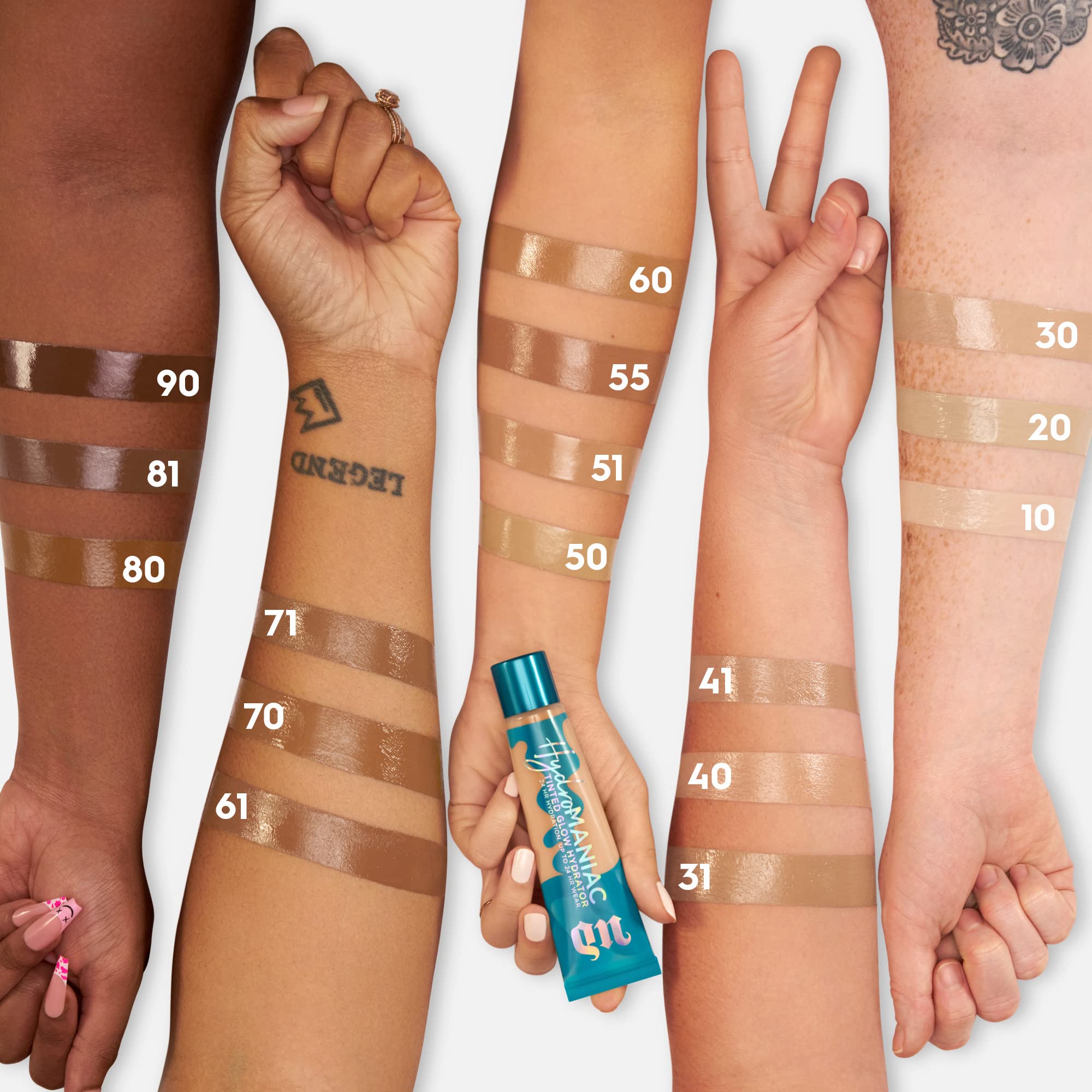 Urban Decay Hydromaniac Dewy Foundation – Hydrating Tinted Moisturizer (51 Medium Neutral)