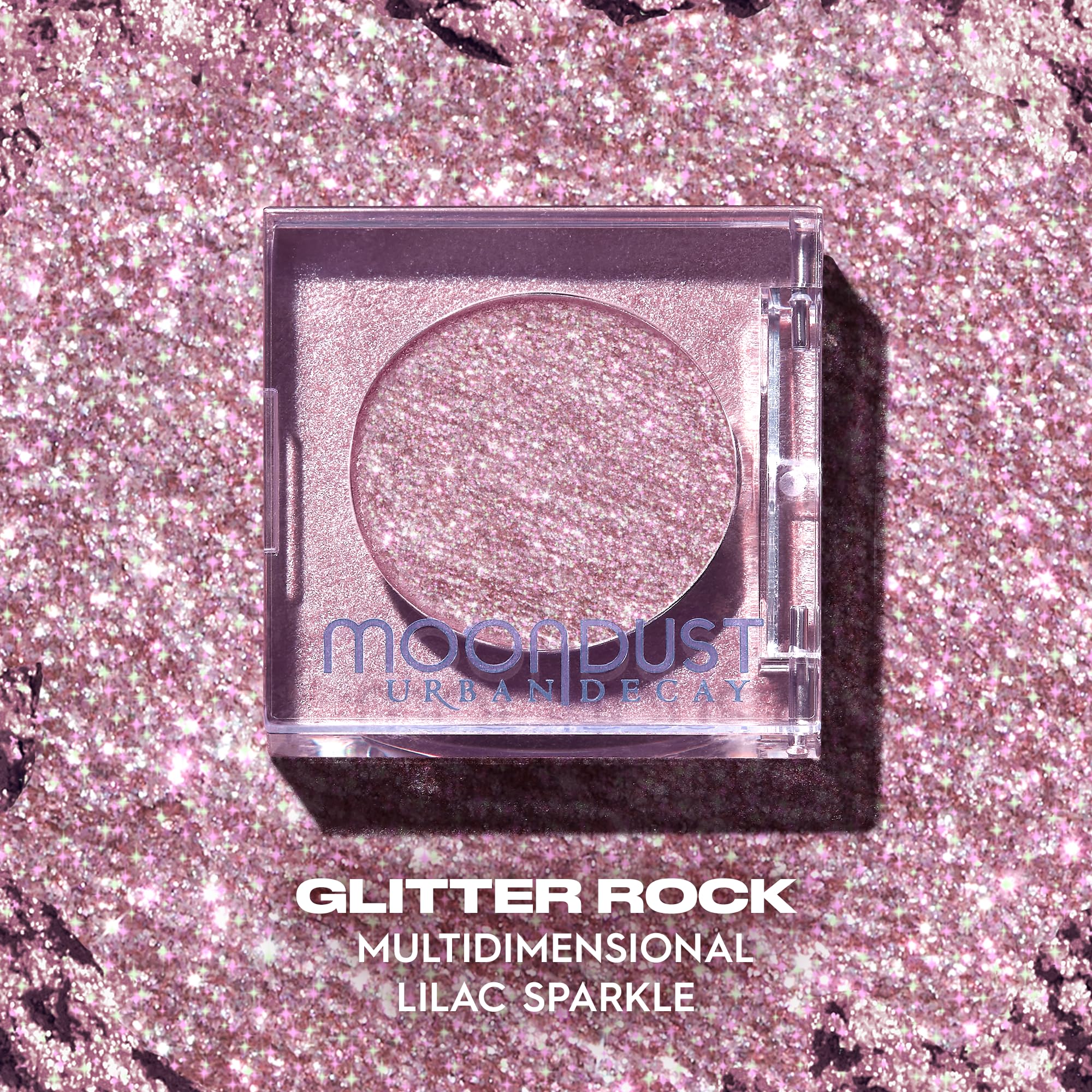 Urban Decay 24/7 Moondust Glitter Eyeshadow Single – Lilac Purple Sparkle, 16-Hour Wear