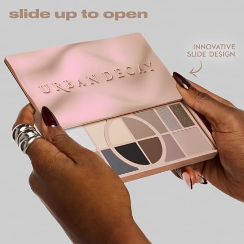 Urban Decay Naked Shaped Eyeshadow Palette – 14 Cool-Tone Shades, All-in-One Eye & Face Palette, Up to 16HR Wear