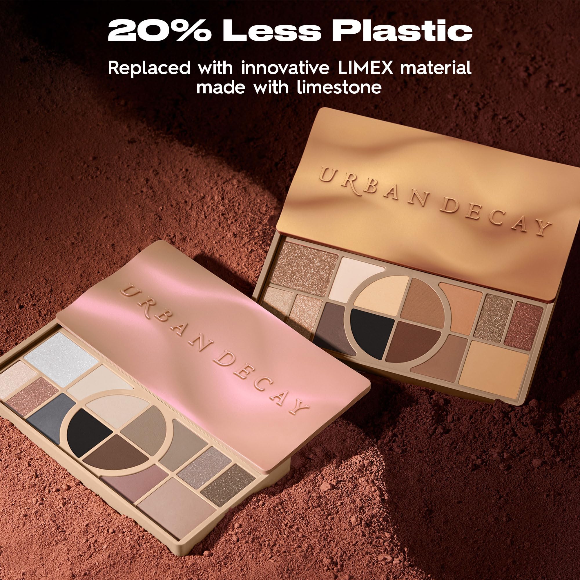 Urban Decay Naked Shaped Eyeshadow Palette – 14 Cool-Tone Shades, All-in-One Eye & Face Palette, Up to 16HR Wear