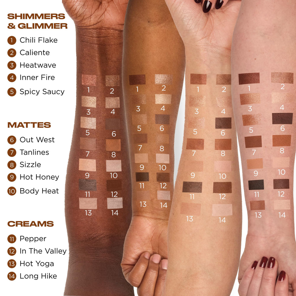 Urban Decay Naked Shaped Palette – Warm Neutral Eye & Face Multi-Use Kit (14 Shades)