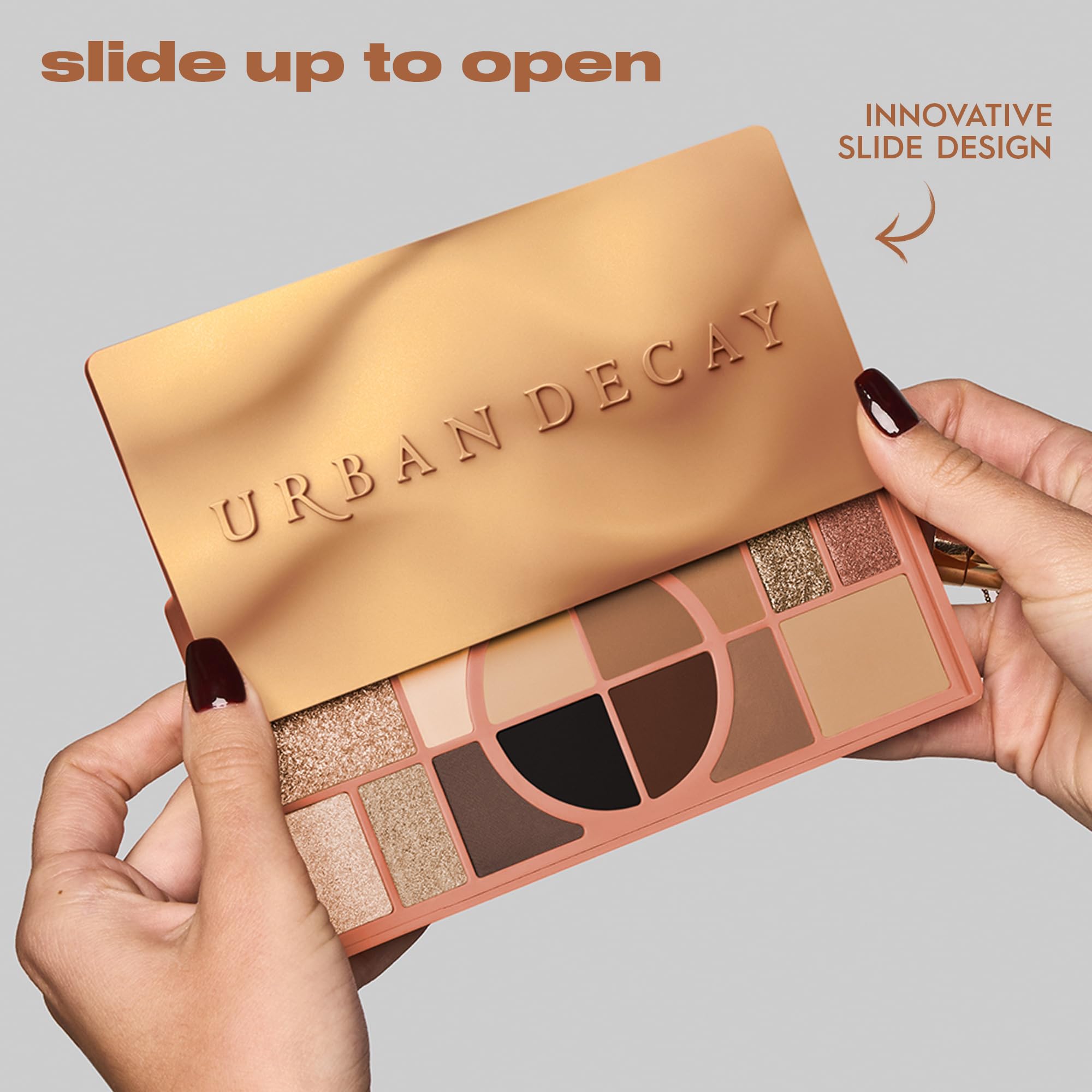 Urban Decay Naked Shaped Palette – Warm Neutral Eye & Face Multi-Use Kit (14 Shades)