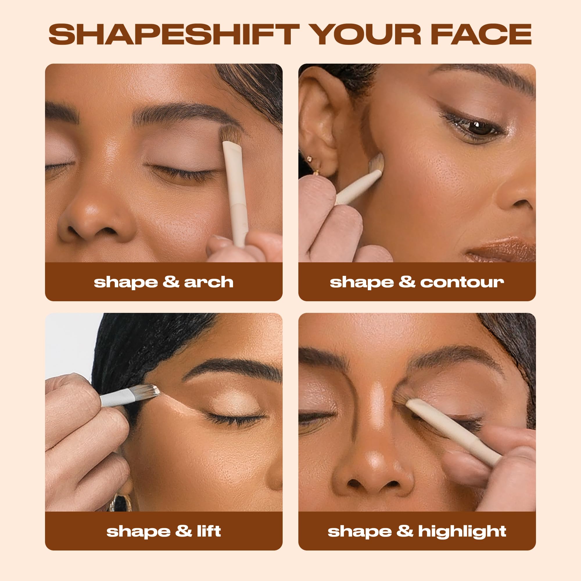 Urban Decay Naked Shaped Palette – Warm Neutral Eye & Face Multi-Use Kit (14 Shades)