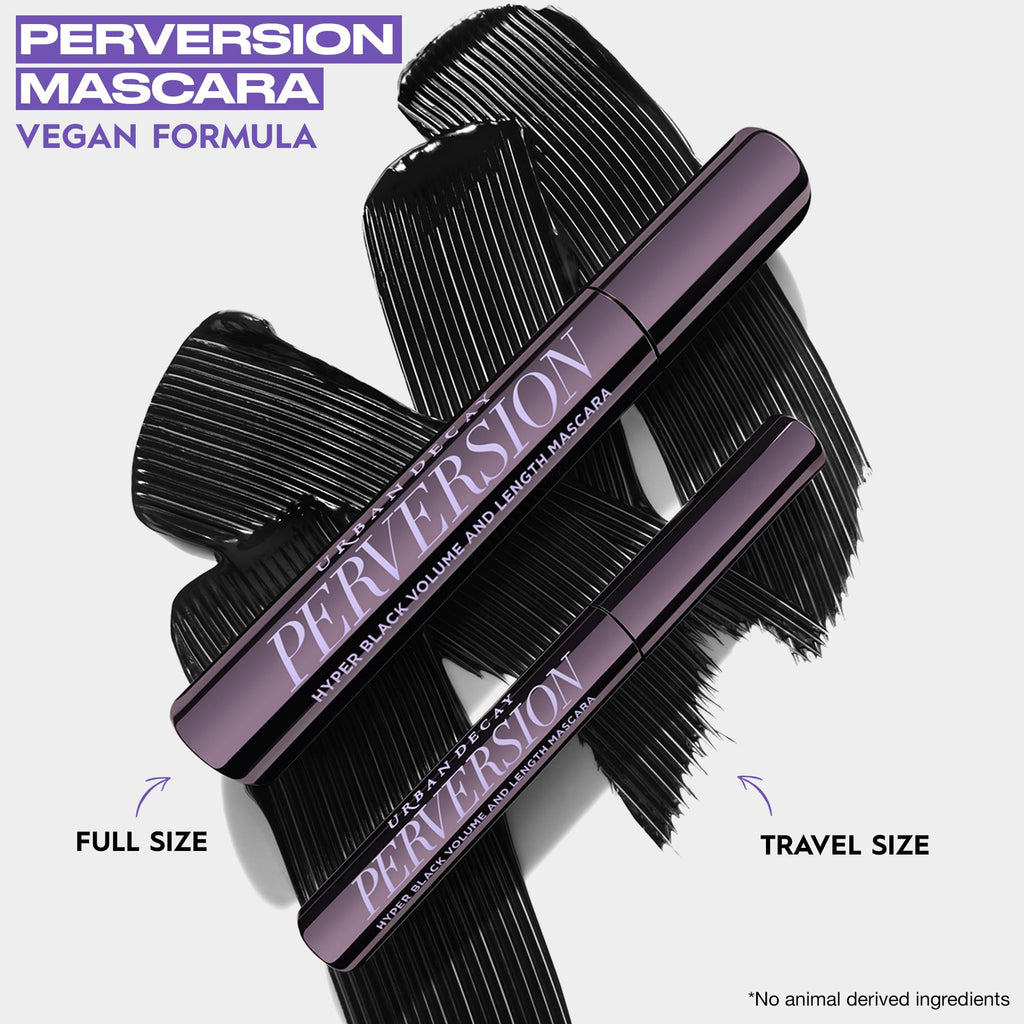 Urban Decay Perversion Volumizing Mascara (Travel Size) - Intense Black, 0.13 fl oz