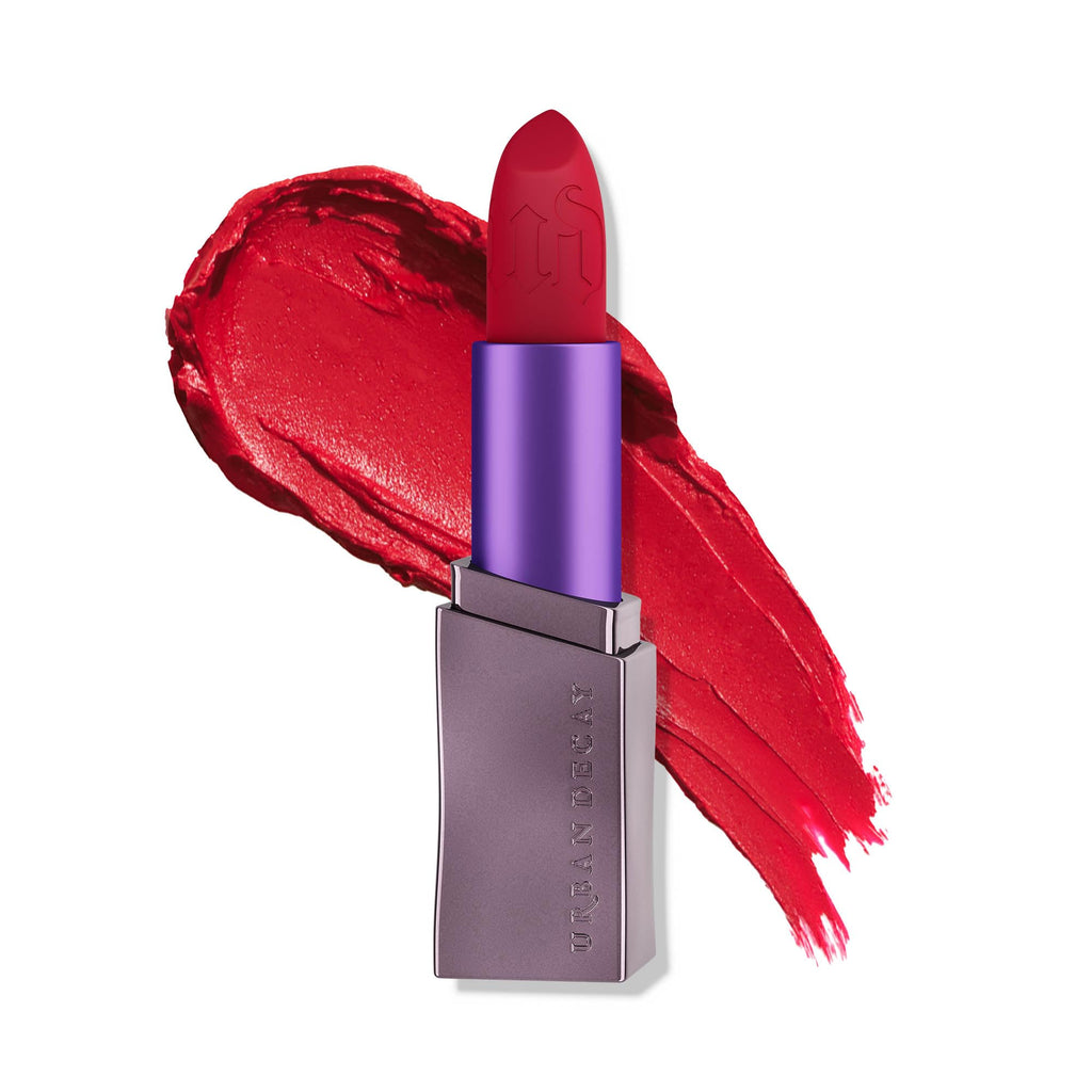 Urban Decay Vice Hydrating Lipstick 714 – Bright Blue Red, Matte Finish | Creamy, Vegan Lip Color
