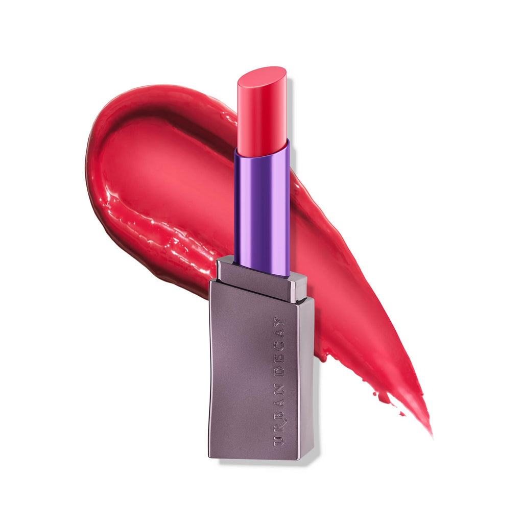 URBAN DECAY Vice Hydrating Lipstick The 405 – Sheer Bright Cherry Red (Shine Finish)