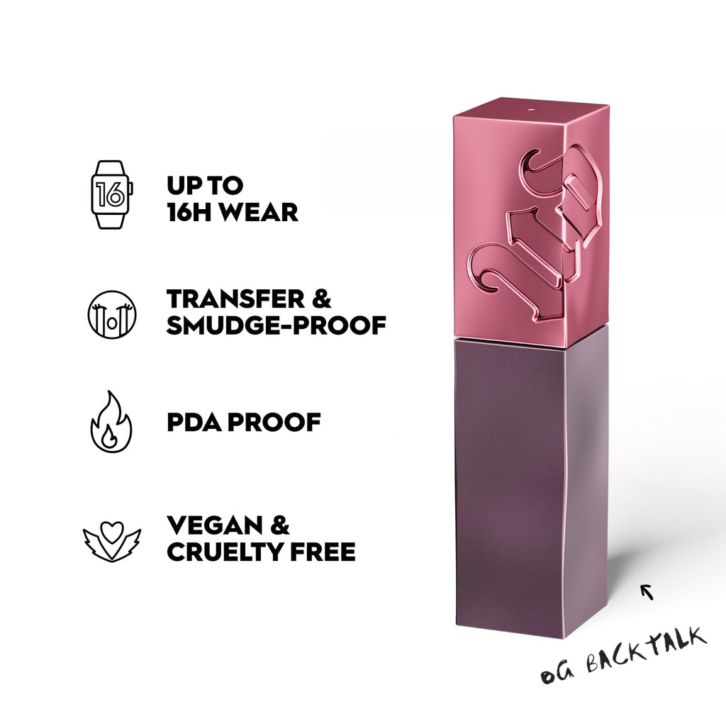 Urban Decay Vice Lip Bond Glossy Longwear Lipstick – Backtalk (16HR Shine)