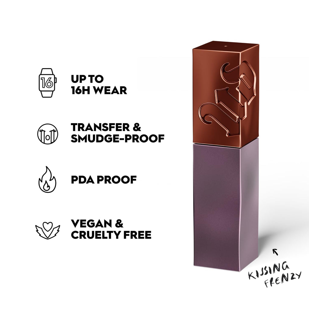 Urban Decay Vice Lip Bond Glossy Longwear Lipstick – Kissing Frenzy