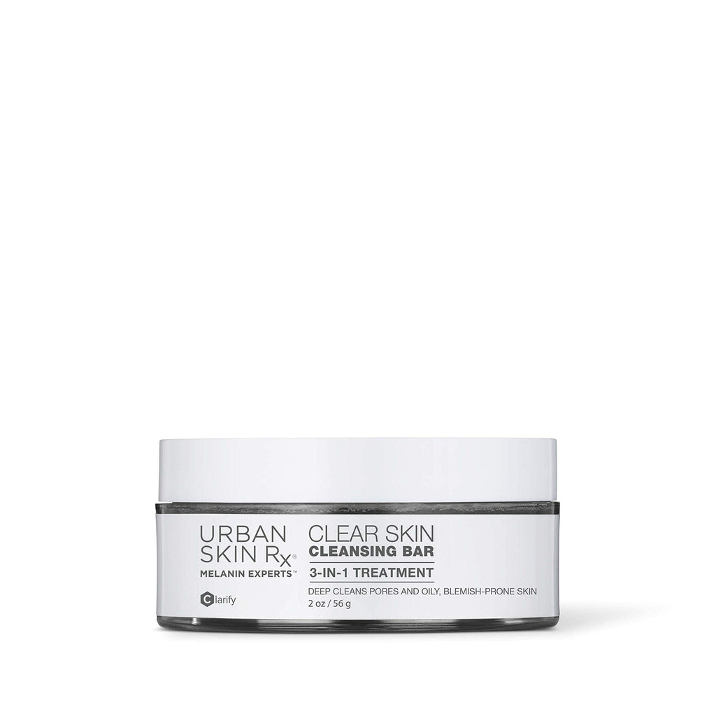 Urban Skin Rx Clear Skin 3-in-1 Daily Treatment Cleansing Bar – Exfoliator, Mask & Clarifier (2.0 oz)