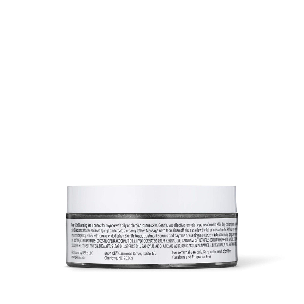 Urban Skin Rx Clear Skin 3-in-1 Daily Treatment Cleansing Bar – Exfoliator, Mask & Clarifier (2.0 oz)