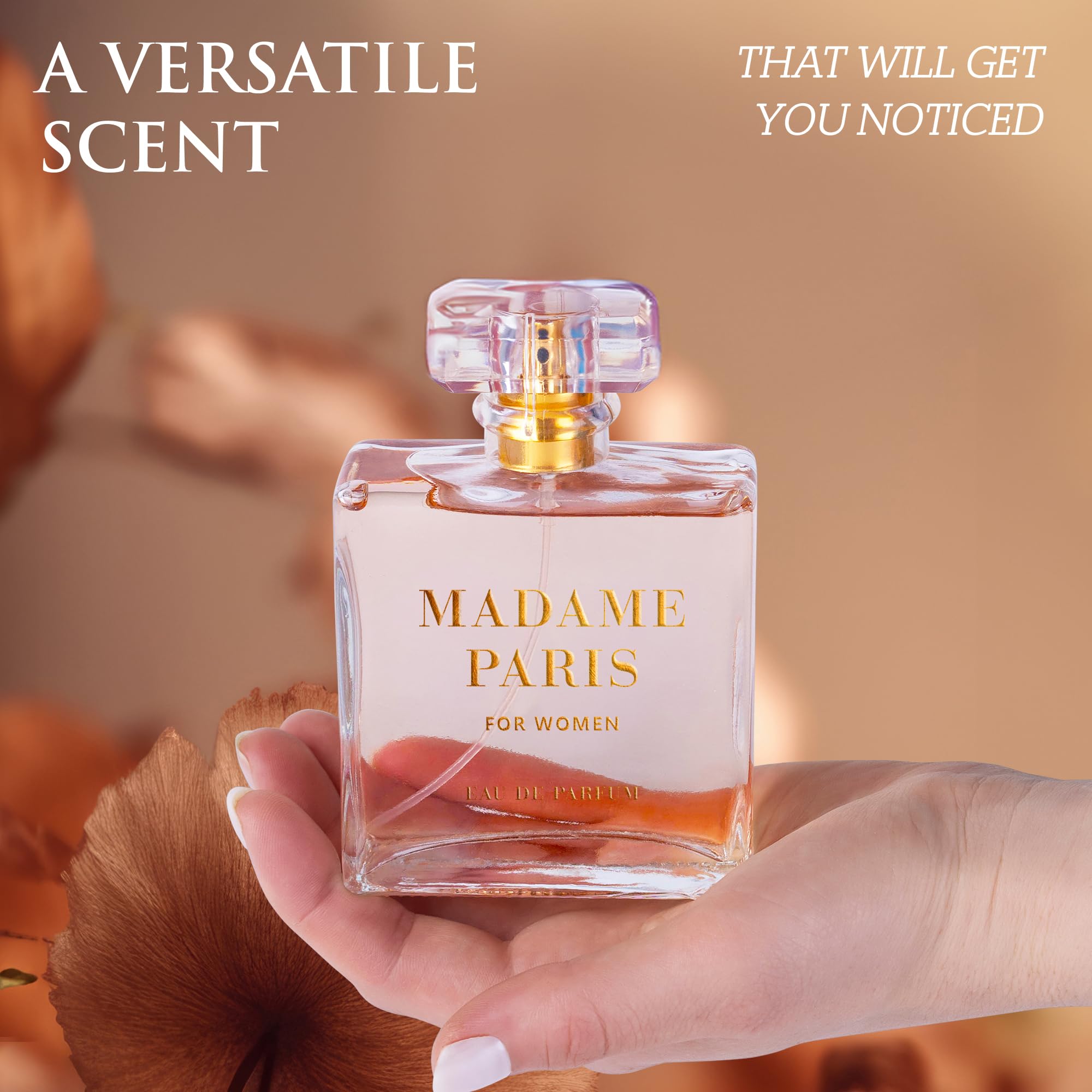 Madame Paris for Women Eau de Parfum – URBAN COLLECTION, 3.4 oz | Jasmine & May Rose