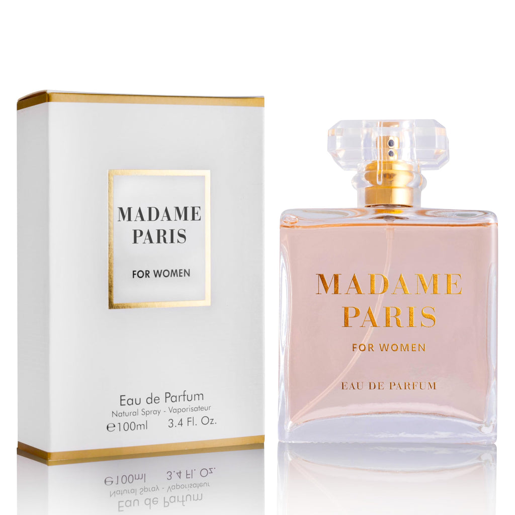 Madame Paris for Women Eau de Parfum – URBAN COLLECTION, 3.4 oz | Jasmine & May Rose