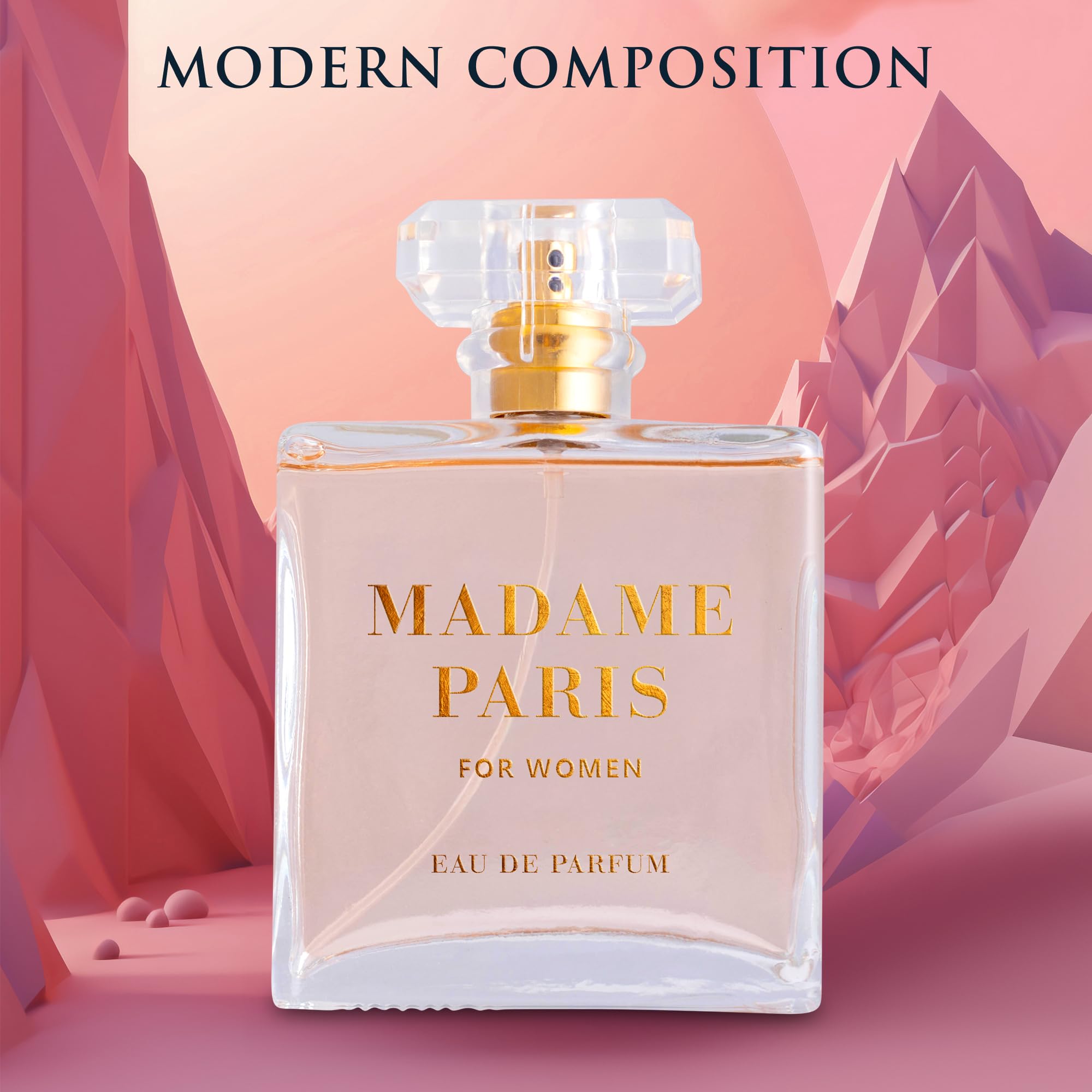 Madame Paris for Women Eau de Parfum – URBAN COLLECTION, 3.4 oz | Jasmine & May Rose